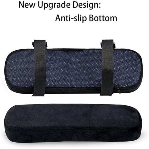 Memory Foam Chair Armrest Pad, Comfy Office Chair Arm Rest Cover - Picture 2 of 8